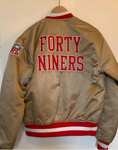 San Francisco Forty Niners Vintage Gold Jacket|Skinler