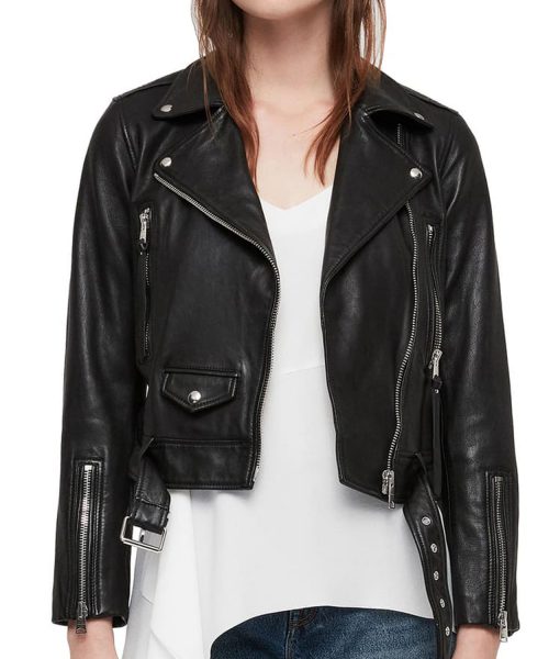 Leather jacket hotsell for girl online