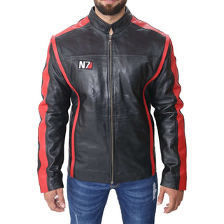 mass effect N7 leather jacket