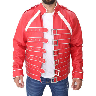 Freddie Mercury Military Concert Red Jacket