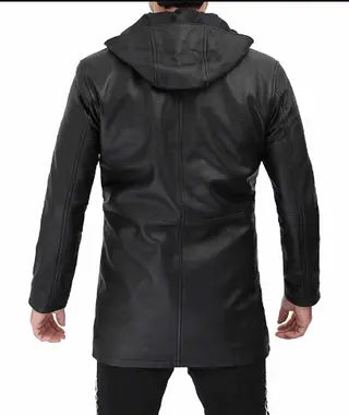 black jacket with hood