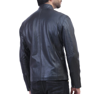 mens biker leather jacket