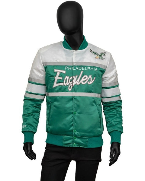 Jalen Hurts Philadelphia Eagles Green Pullover Jackets - A2 Jackets