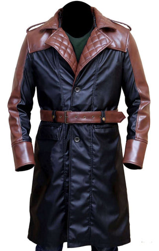  Assassins Creed Syndicate Trench leather Coat 