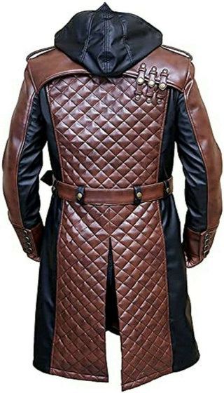  Assassins Creed Syndicate Trench leather Coat 