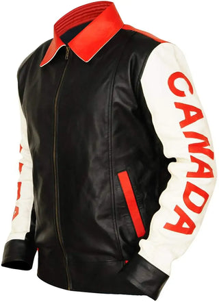 Bomber Style Canadian Flag Jacket