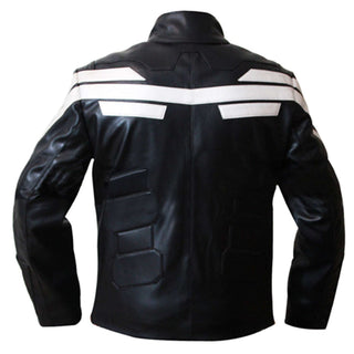 Captain America Winter Soldier Black Leather Jacket