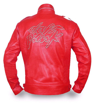 Daft Punk Red Leather Jacket