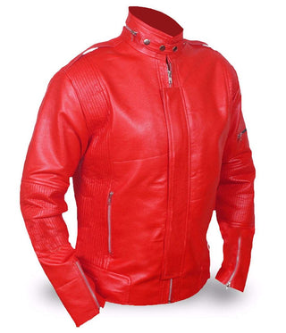 Daft Punk Red Leather Jacket