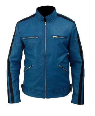Dirk Gently blue jacket