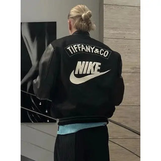Erling Haaland Wearing Tiffany and Co Nike Jacket Standing on the stairs