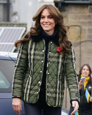 Kate Middleton in Burberry Jacket
