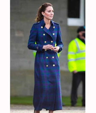 Kate Middleton Tartan Coat