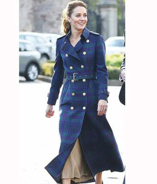 Kate Middleton Tartan Coat