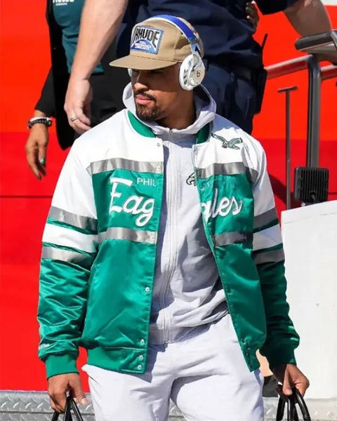 Philadelphia Eagles Jalen Hurts Varsity Jacket - Filmsjackets