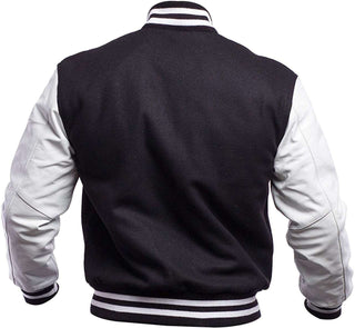 Black and White Varsity Jacket