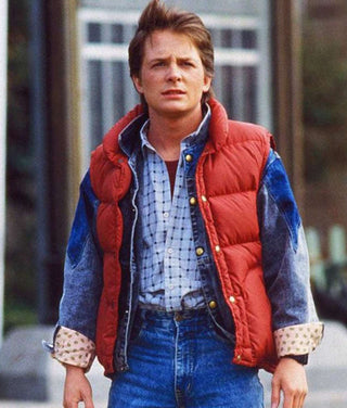 marty mcfly red vest