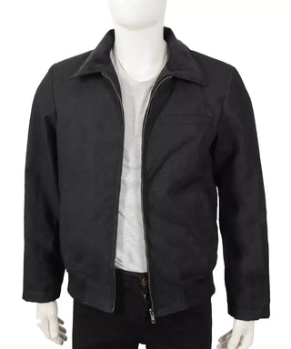 black cotton jacket