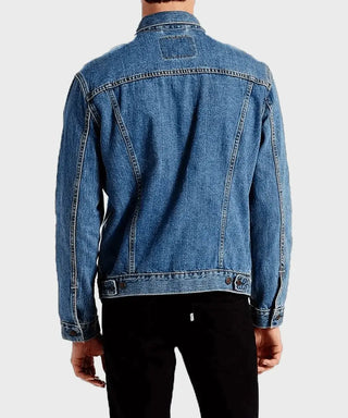 mens blue trucket jacket