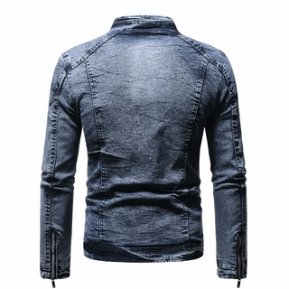 Men’s Slim Fit Blue Denim Jacket