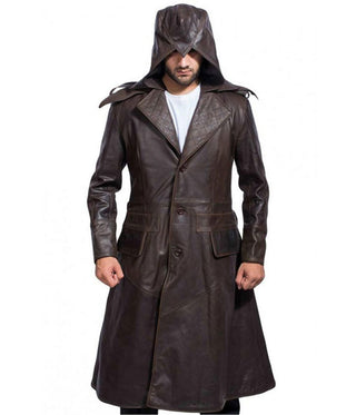 Assassins Creed Syndicate Jacob Frye Brown Trench Coat