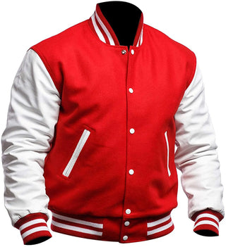 Red And White Varsity Jacket