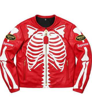 red skeleton jacket