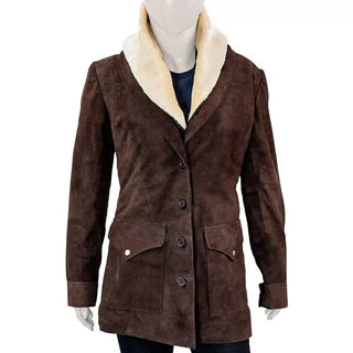 beth dutton brown fur coat