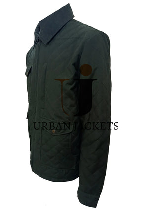 Yellowstone John Dutton Green Quilted Jacket
