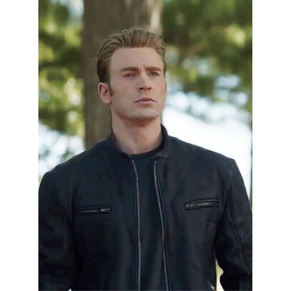 Avengers Endgame Chris Evans Leather Jacket