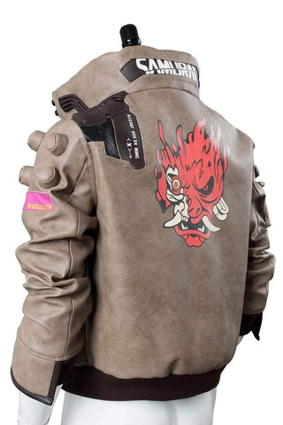 Cyberpunk 2077 Game Leather Jacket 