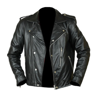 David Beckham GQ leather jacket
