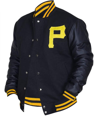 Pittsburgh Pirates P Logo Majestic Varsity Jacket
