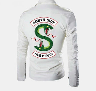 White Riverdale Southside Serpents Jacket