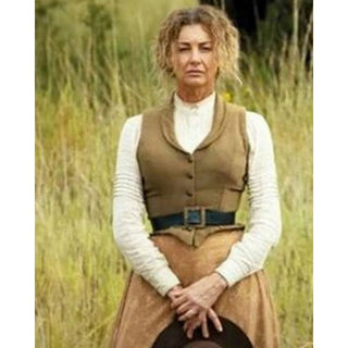 1883 Yellowstone Origin Margaret Dutton Brown Vest