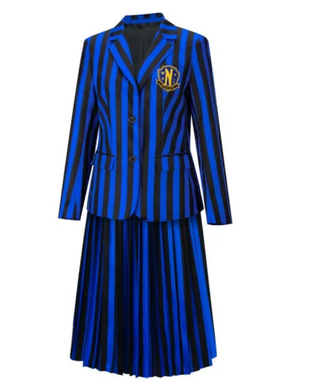 Emma Myers Blue Uniform