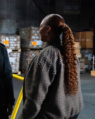 Queen Latifah Check Jacket the Equalizer S03 