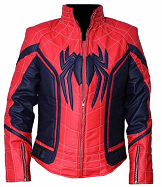 Spiderman Tom Holland Real Men's Leather Jacket